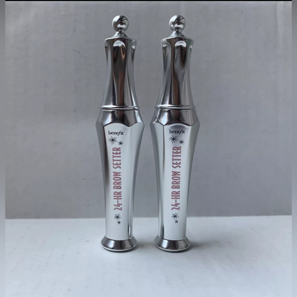 BENEFIT COSMETICS 24-HR Brow Setter Shaping & Setting Clear Gel - Lot Of 2 NEW